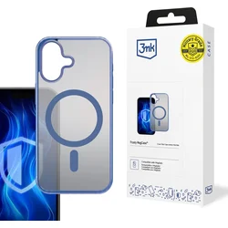 3mk Frosty MagCase Blue iPhone 16 Plus