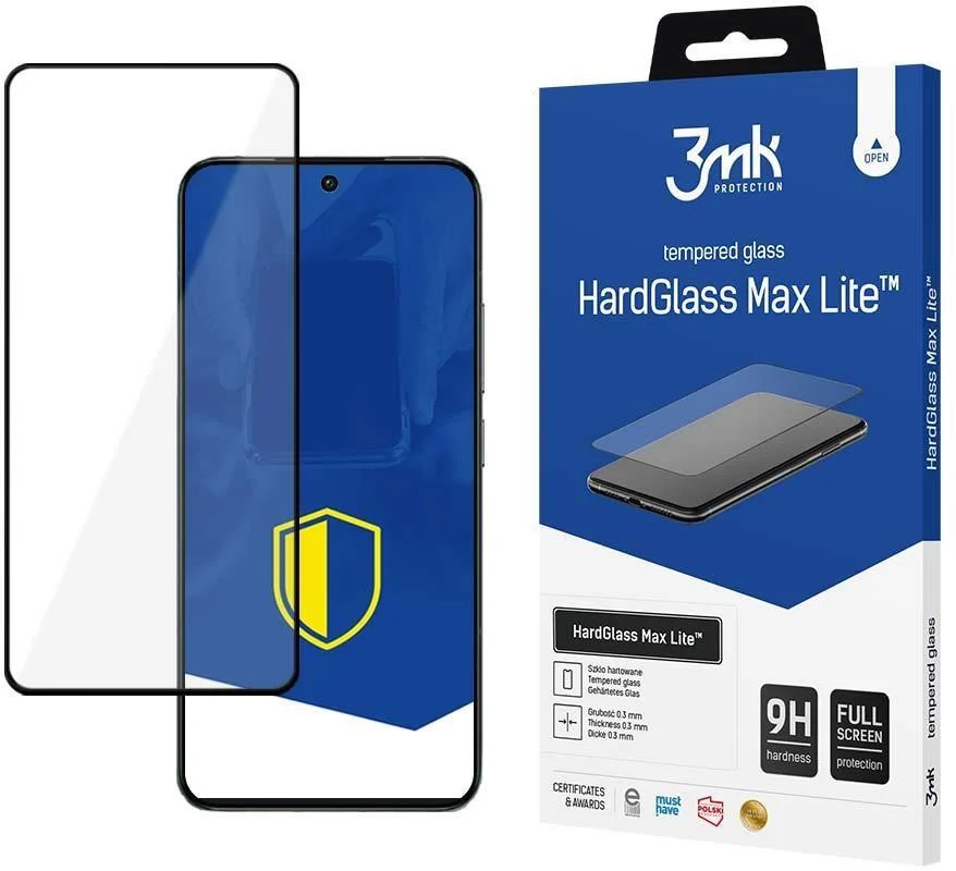 3mk HardGlass Max Lite Xiaomi Redmi 10C, černé