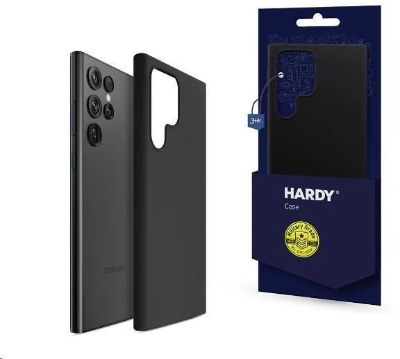 3mk Hardy Android Silikónové puzdro MagCase Black pre Samsung Galaxy S25 Ultra