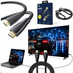 3mk Hardy HDMI 2.1 5 m, černý