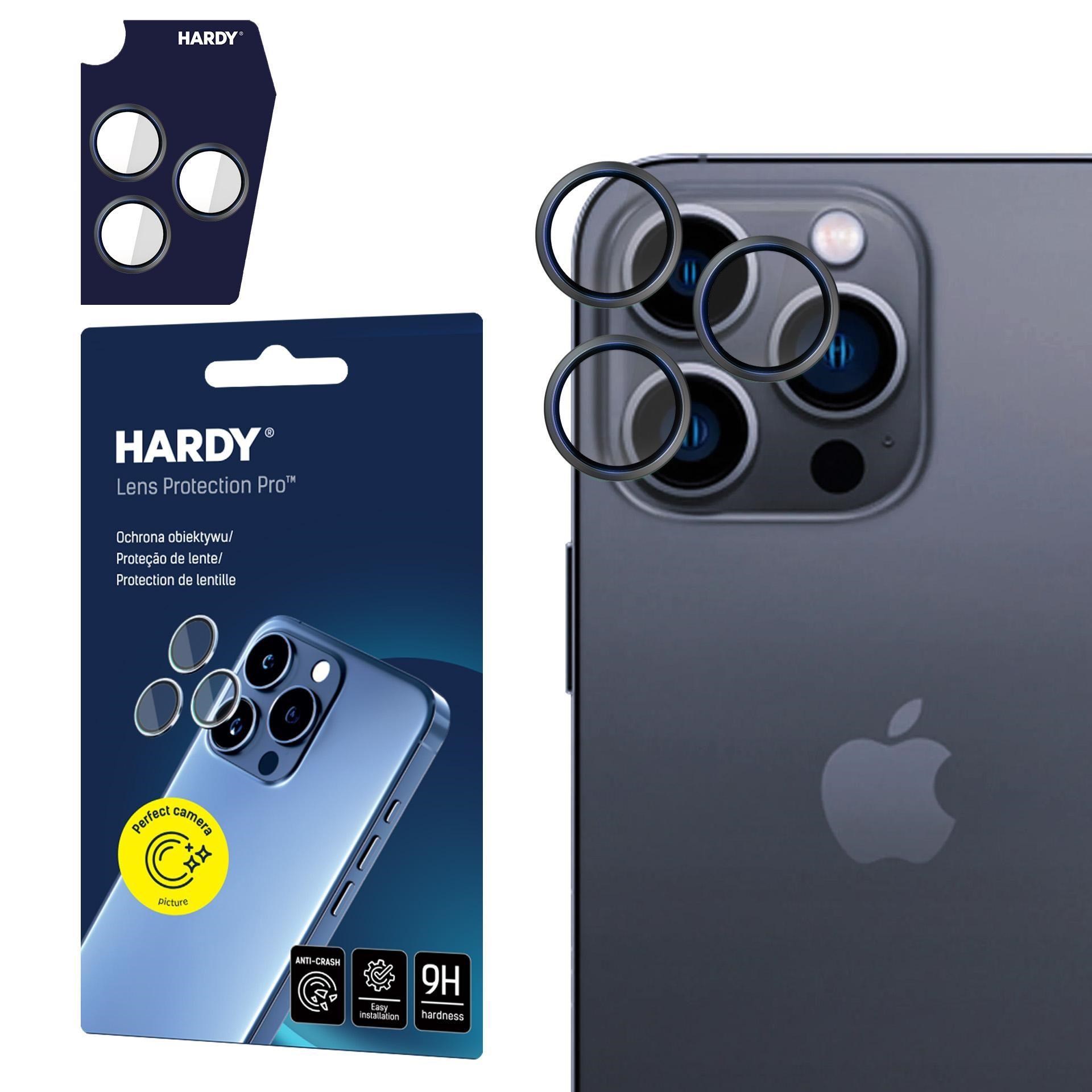 3mk Hardy Lens Protection Pro pre iPhone 16 Pro / 16 Pro Max – čierna