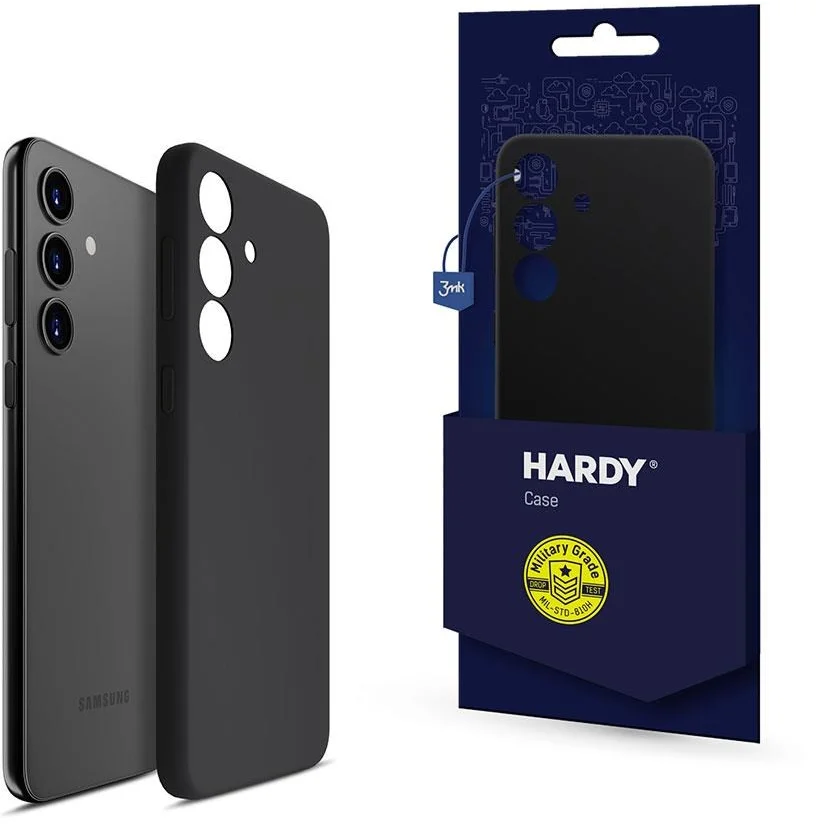 3mk Hardy Silikónové puzdro MagCase pre Samsung Galaxy S24+ (SM-S926) čierne
