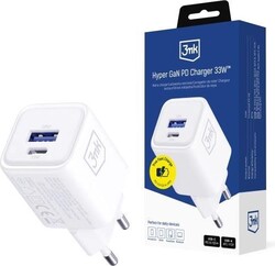 3mk Hyper Charger PD 33 W GaN, biely