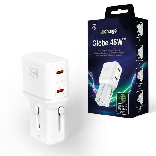 3mk InCharge Globe 45W, bílý