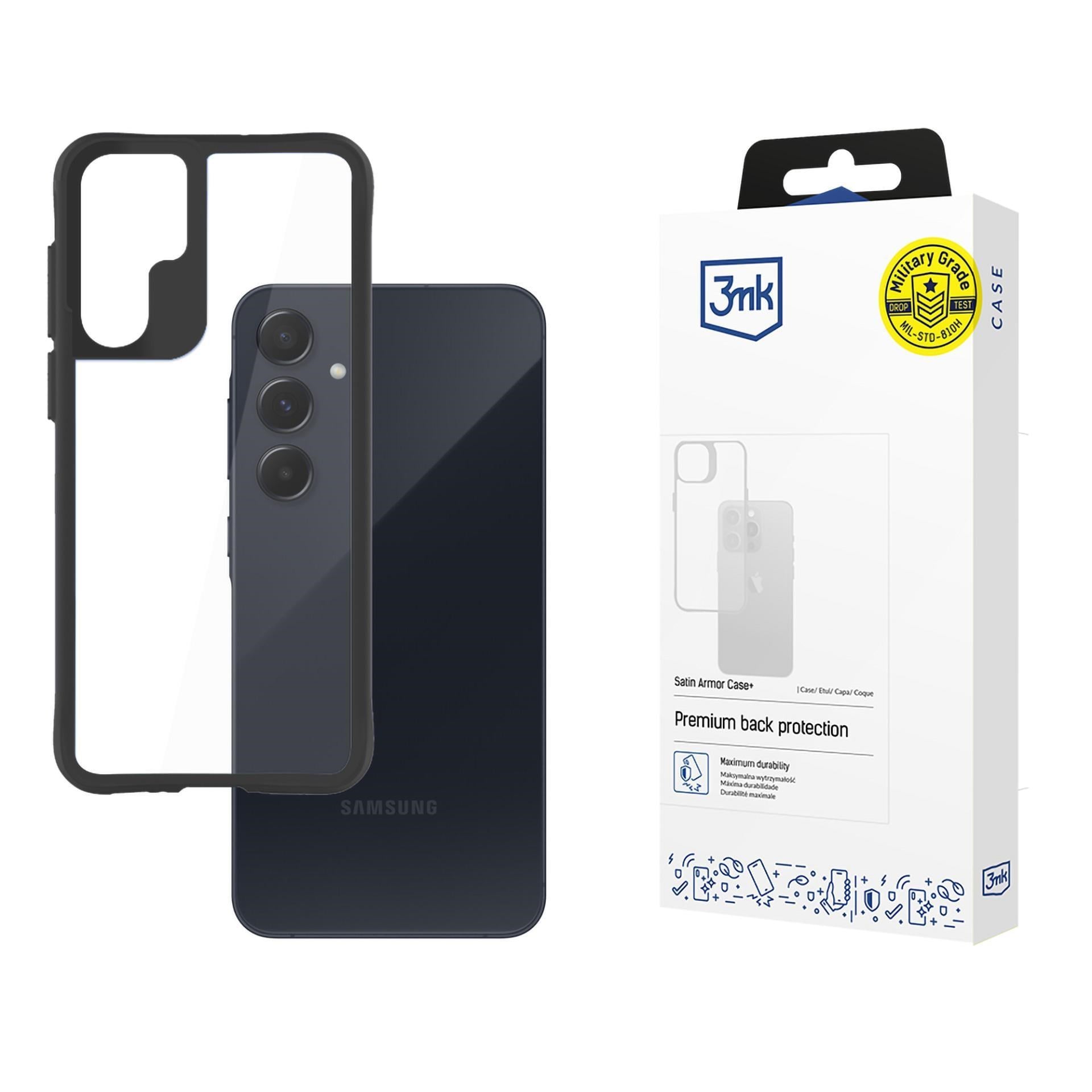 3mk ochranné puzdro Satin Armor Case+ pre Samsung Galaxy A55 5G