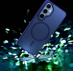 3mk ochranné puzdro Smoke MagCase Blue pre Samsung Galaxy S26