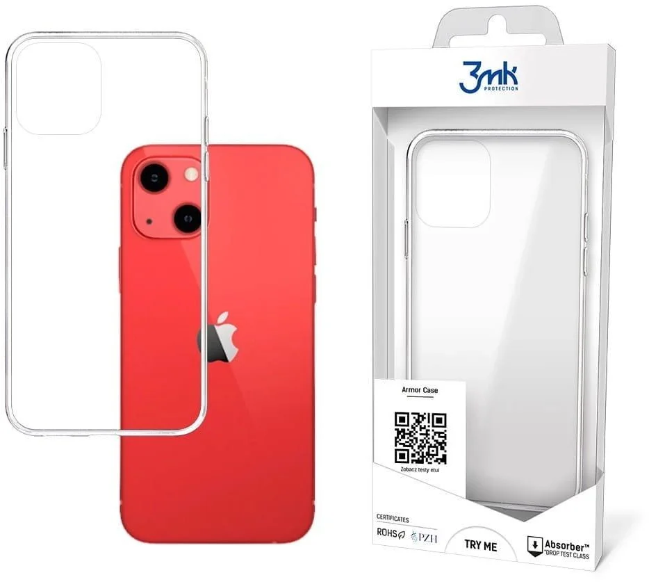 3mk ochranný kryt Armor case pre Apple iPhone 13, číry