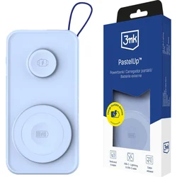 3mk PastelUp Powerbank 10000 mAh modrá