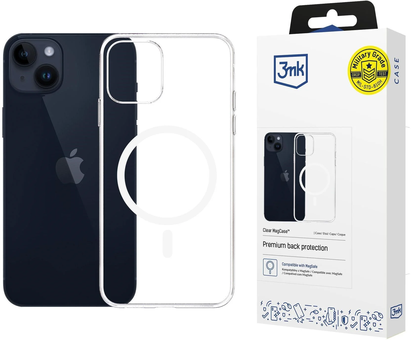 3mk Priehľadné puzdro MagCase pre Apple iPhone 15 Pro Max