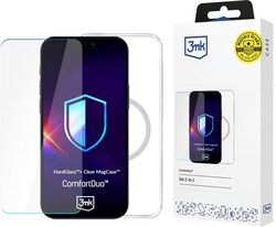 3mk puzdro + tvrdené sklo ComfortDuo Clear Magcase pre Apple iPhone 16E