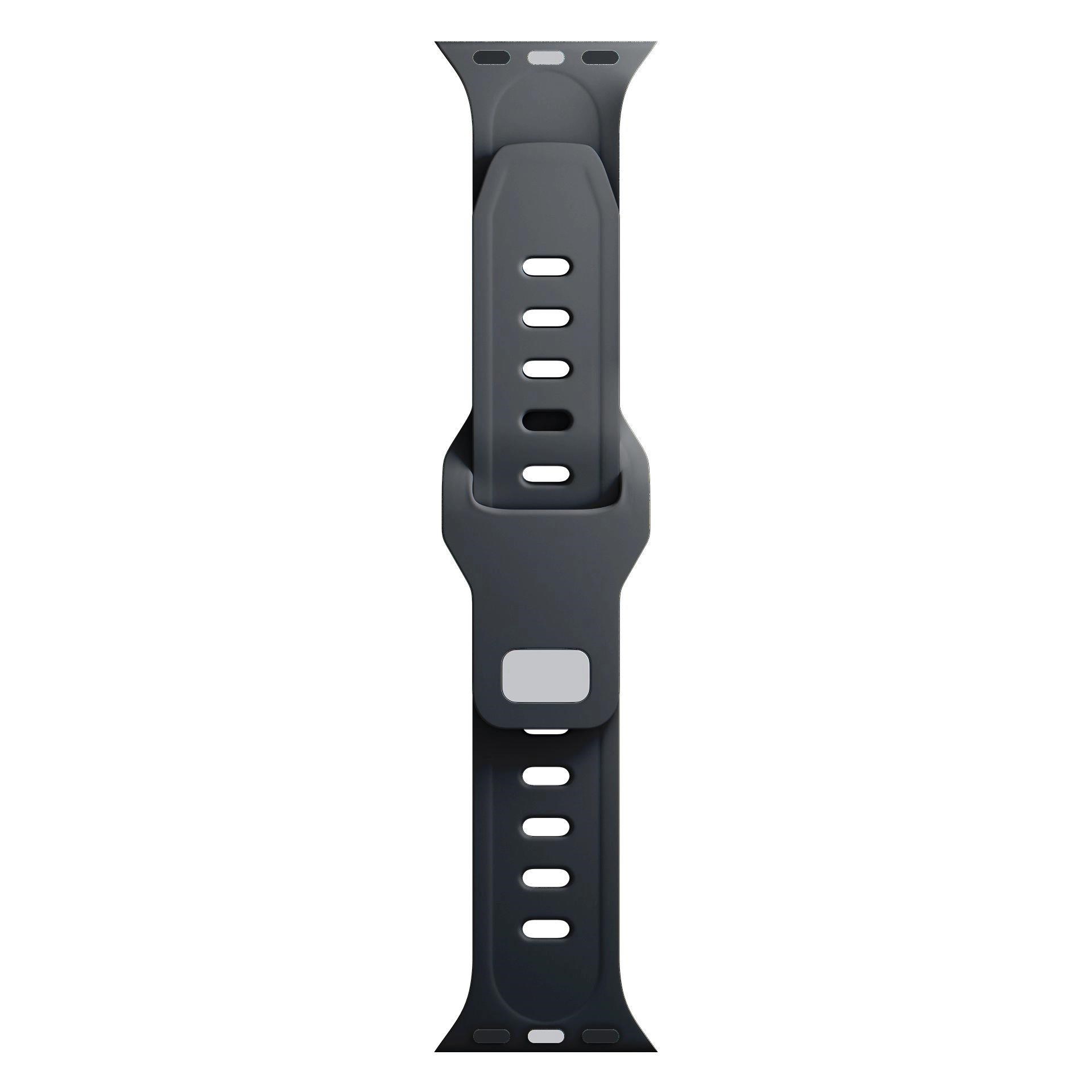 3mk Silikónový remienok pre Apple 38/40/41 mm Black