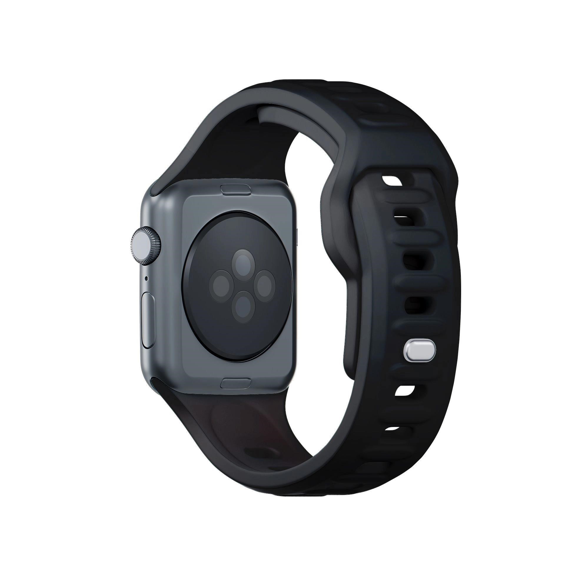 3mk Silikónový remienok pre Apple 38/40/41 mm Black