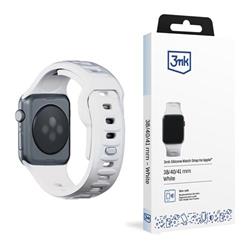 3mk Silikónový remienok pre Apple 38/40/41 mm White