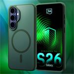 3mk Smoke MagCase Green pre Galaxy S26