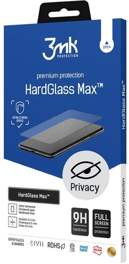 3mk HardGlass Max Privacy iPhone 15 Pro