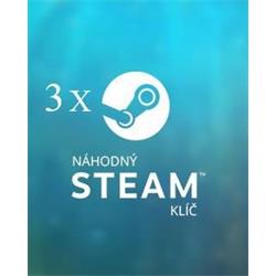 3x Náhodný steam klíč elektronická licence