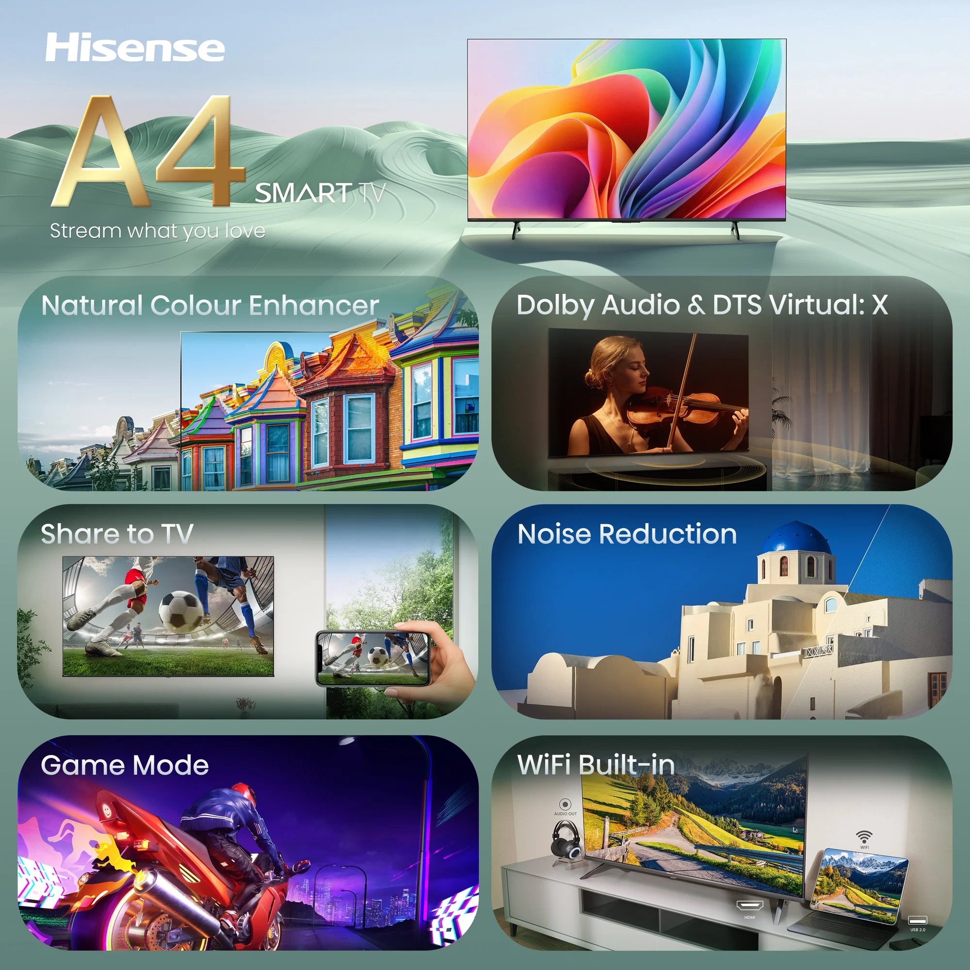 40" HISENSE 40A4S (2026)