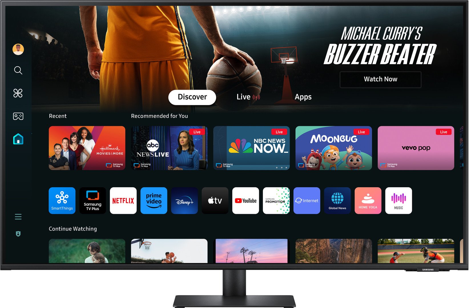 43" Samsung Smart Monitor M70D