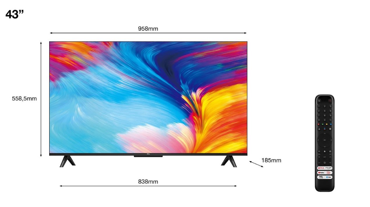 43" TCL 43P635