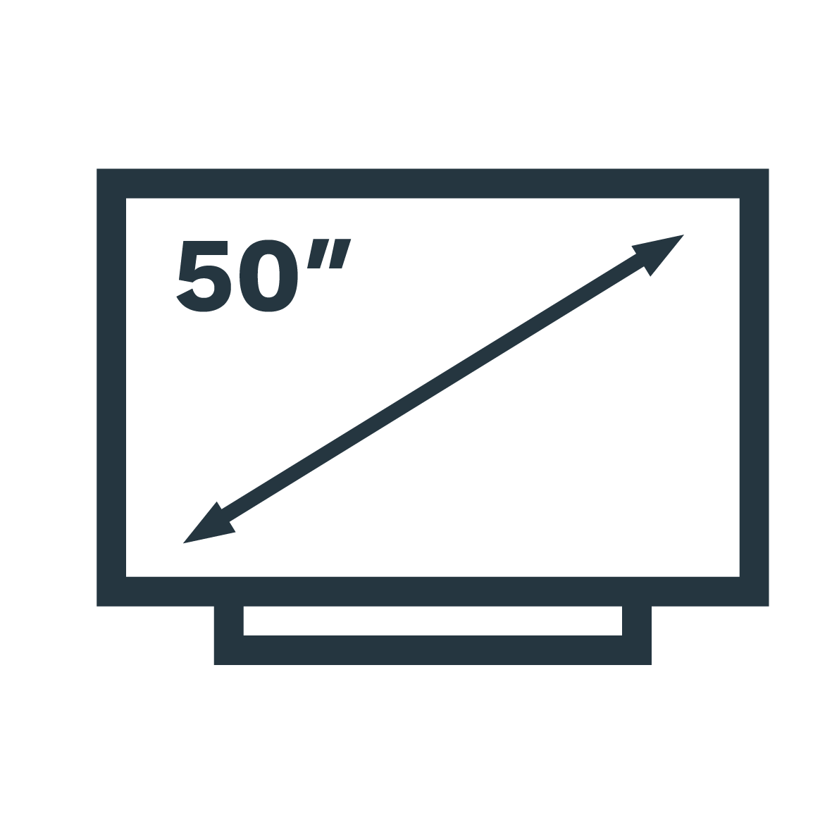 Televize s úhlopříčkou 44"–50" (110–127 cm)