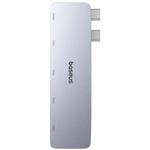 5 v 1 Baseus Ultra Joy 100W 1xUSB-C, 3xUSB, 1xHDMI šedá