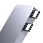 5 v 1 Baseus Ultra Joy 100W 1xUSB-C, 3xUSB, 1xHDMI šedá