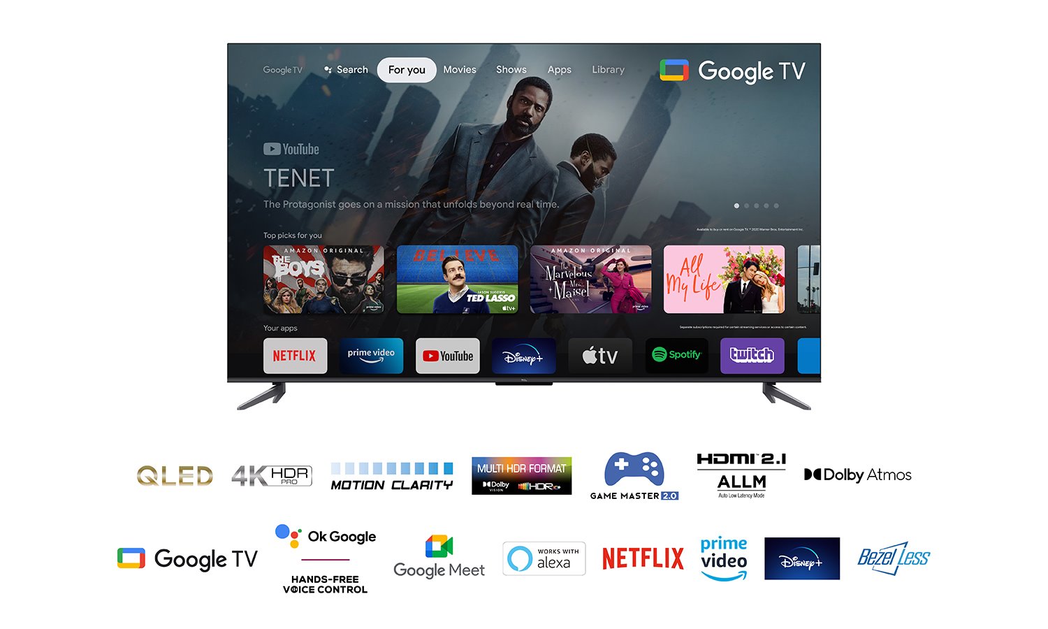 50" TCL 50C645