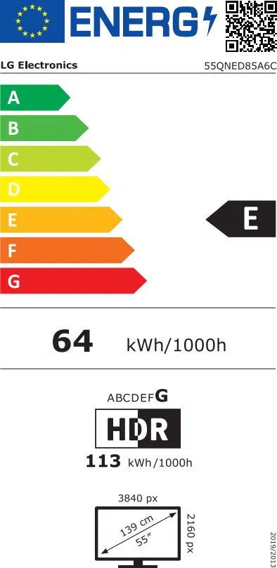 55'' LG 55QNED85A6C (2025)