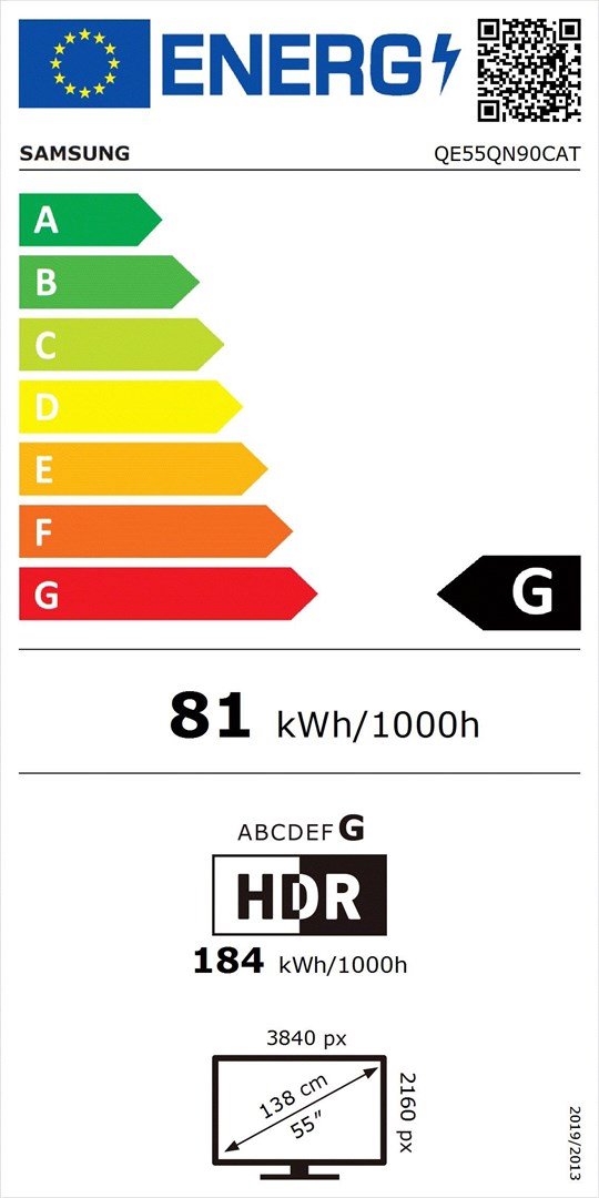 55" Samsung QE55QN90C (2023)