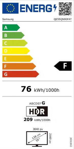 55" SAMSUNG QE55QN90F EU (2025)