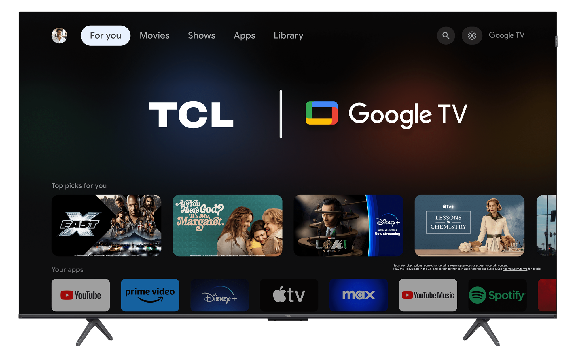 55" TCL 55T8B