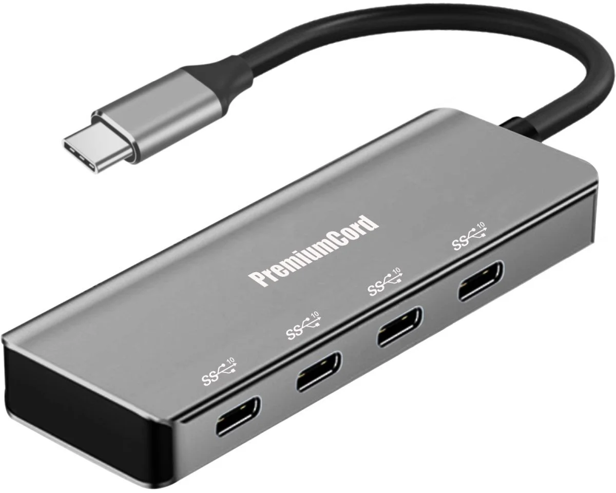 Adaptateur USB-C Vers USB-A Femelle/mâle - Aluminium, 480 Mbit/s, Transfert Et Charge - Couleur Gris Sidéral
