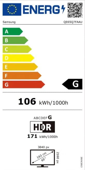65" SAMSUNG QE65Q7FA EU (2025)