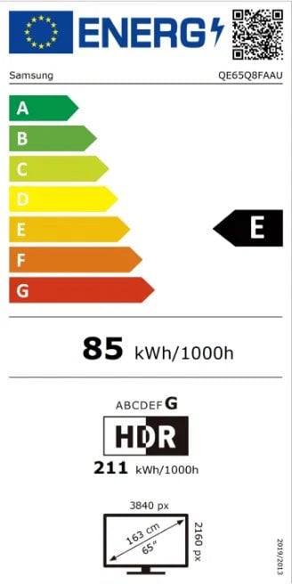 65" SAMSUNG QE65Q8FA EU (2025)