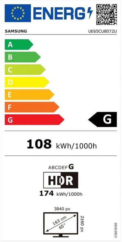 65" Samsung UE65CU8072 (2023)