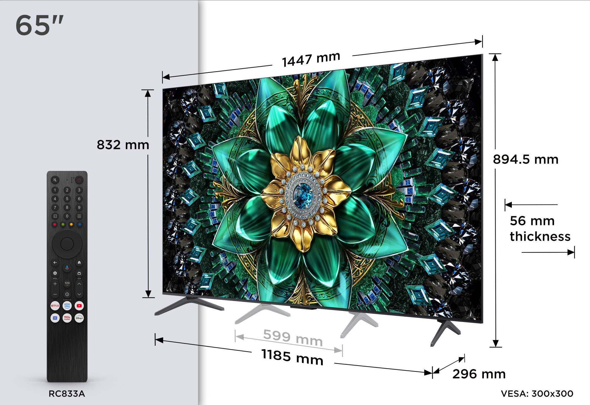 65" TCL 65Q6C
