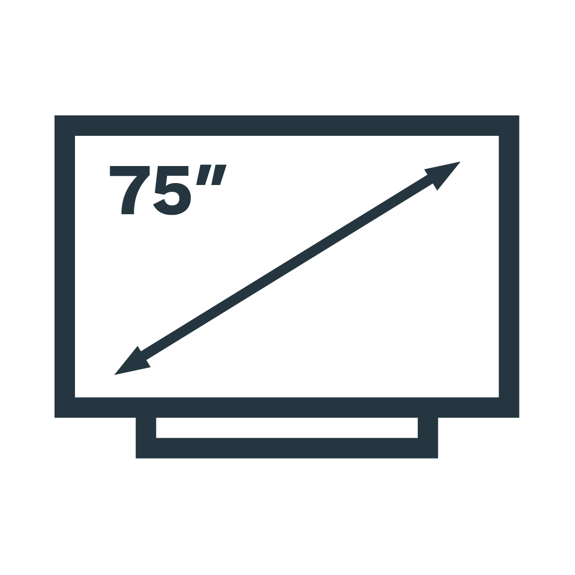 Televize s úhlopříčkou 71"–80" (178–203 cm)