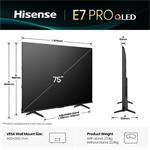 75" HISENSE 75E7Q (2025)