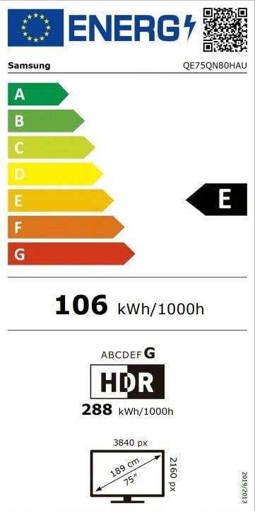 75" SAMSUNG QE75QN80H (2026)
