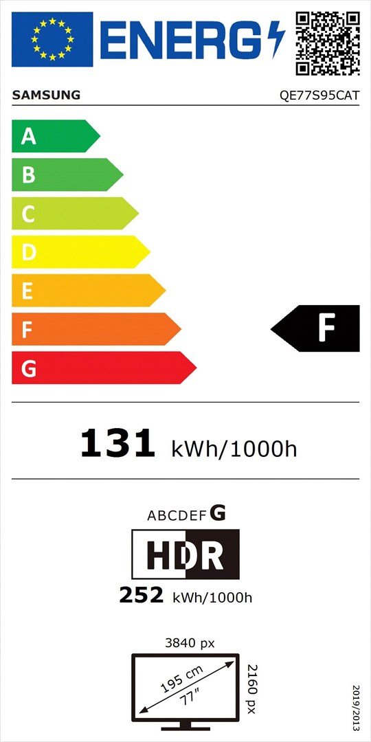 77" Samsung QE77S95C (2023)