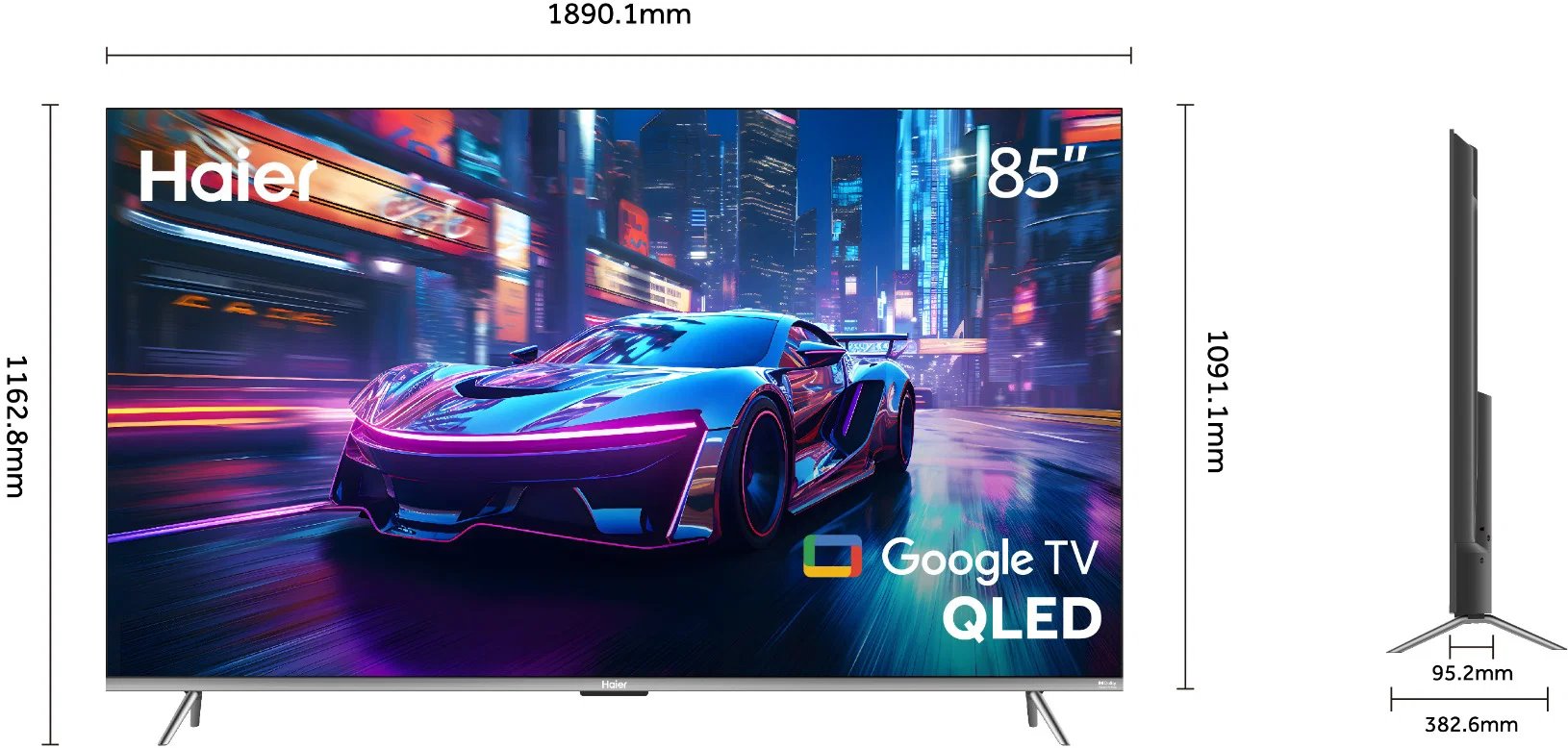 85" Haier H85Q80FUX (2025)
