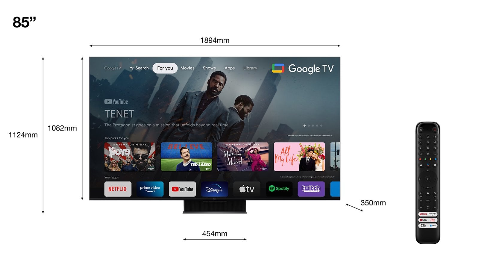 85" TCL 85C845