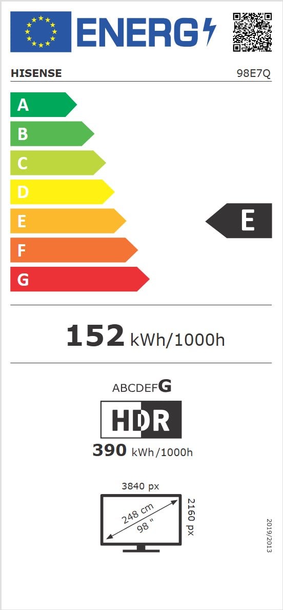 98" HISENSE 98E7Q (2025)
