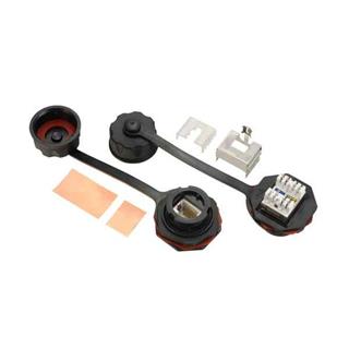 SOLARIX zásuvkový modul, průmyslový, CAT5E, STP, 1 x RJ45, IP67