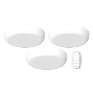 Immax NEO PRACTICO sada 3x Smart stropní svítidlo 18cm 24W bílé+dálkové ovládání Zigbee 3.0