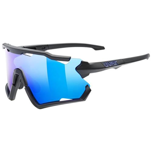 Uvex Sportstyle 228, black mat/mirror blue