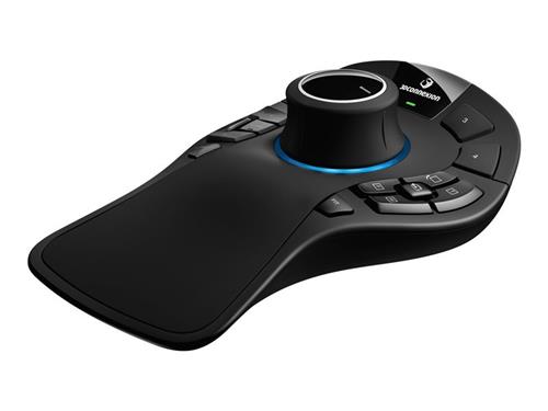 3Dconnexion SpaceMouse Pro Wireless - 3D myš - 15 tlačítka - bezdrátový - 2.4 GHz - bezdrátový přijímač USB