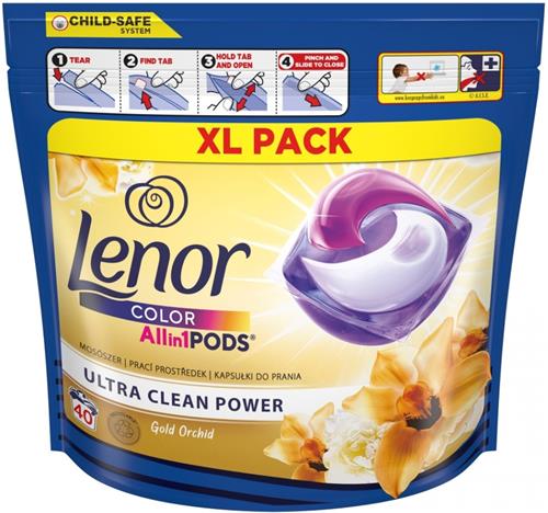 Lenor Gelové kapsle na praní Gold Orchid, 40 ks