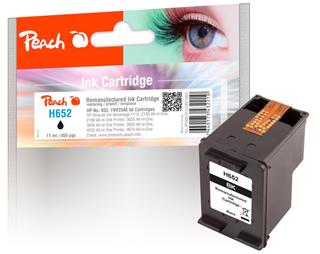 Peach H652 černá kompatibilní s HP No. 652, F6V25AE