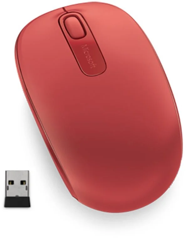Microsoft Wireless Mobile Mouse 1850, červená (U7Z-00034)